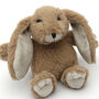 Brown Mini Bunny Plush Soft Toy, From Birth, Boxed, thumbnail 3 of 5