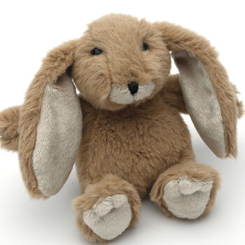 Brown Mini Bunny Plush Soft Toy, From Birth, Boxed, 3 of 5