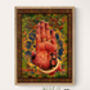 Abhaya Henna Hand, Giclee Fine Art Print, thumbnail 5 of 11