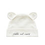 Soft Newborn Hat In White, thumbnail 1 of 3