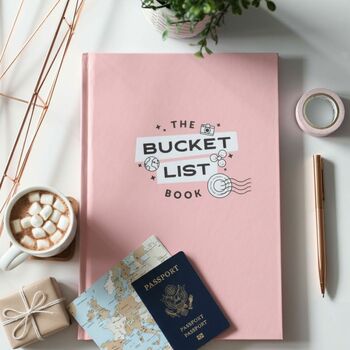 The Bucket List Book Adventure Travel Journal Cream, 4 of 12