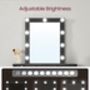 Dressing Table With LED Lights Modern Vanity Table, thumbnail 4 of 12