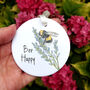 Bee Happy Ceramic Hanging Decoration, thumbnail 3 of 8