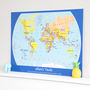 Personalised Child's World Map, thumbnail 3 of 9
