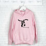 Ballet Shoes Personalised Dance Hoodie For Kids, thumbnail 3 of 7
