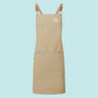 Personalised Initials Click And Clasp Apron, thumbnail 6 of 9
