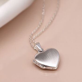 Personalised Sterling Silver Heart Locket, 2 of 9