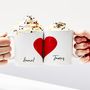 Personalised Love Heart Mug Set, thumbnail 6 of 12