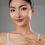 Bridal Natural Pearl Grade A Satellite Chain Gold Vermeil, Rhodium Necklace, thumbnail 8 of 12
