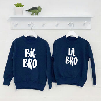 Big Bro Lil Bro / Big Sis Lil Sis Sweatshirt Set, 3 of 3