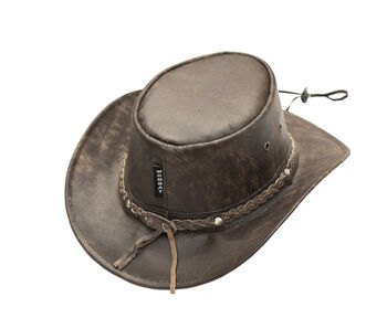 Soft Foldable Leather Hat, 9 of 9