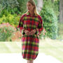 Women's 'Eskdale' Check Brushed Cotton Nightshirt, thumbnail 1 of 2