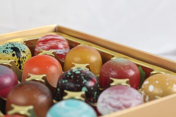 Box Of 24 Handmade Luxury Truffles By Saffire Chocolate, 2 of 5