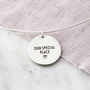 Personalised Silver Coordinate Secret Message Necklace, thumbnail 2 of 4