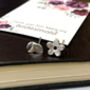 Sterling Silver Bridesmaid Flower And Leaf Earrings, thumbnail 11 of 12