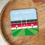 Personalised Coaster Gift Of Any Rugby Stadium, thumbnail 5 of 7