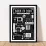 2007 Personalised 18th Birthday Fact Print Gift, thumbnail 9 of 10