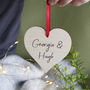 Couples Photo Wooden Heart Decoration, thumbnail 3 of 4