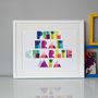Personalised Typographic Family Names Print, thumbnail 2 of 6