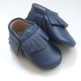 Fringe Baby Moccasin Style Shoes, thumbnail 4 of 5