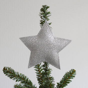 Christmas Star Tree Topper Glitter, Gold, 2 of 4