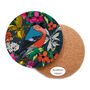 Bullfinch Pot Stand And Floral Coasters Set, thumbnail 4 of 7