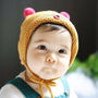 Pom Pom Knit Baby Hat, thumbnail 4 of 7