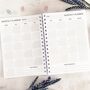 Personalised Year Planner | Choice Of Covers | Budget, Wellness And Travel, thumbnail 2 of 12