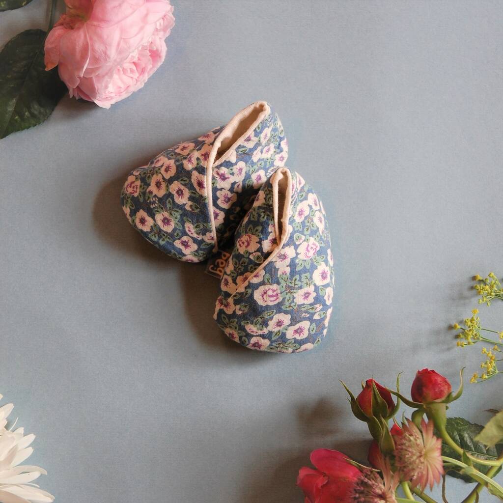 Handmade Eco Flower Baby Shoes, Baby Gift, 1 of 9