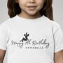 Girls Personalised Fairy Birthday T Shirt, thumbnail 6 of 6