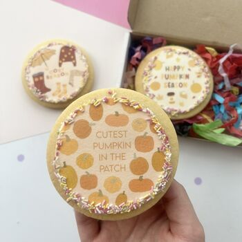 Autumn Biscuit Letterbox Card, 4 of 5