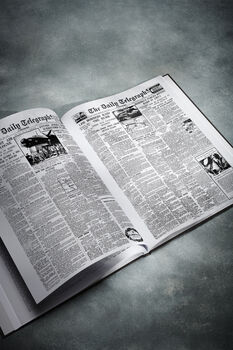 Raf Royal Air Force Personalised Deluxe Telegraph History Book, 6 of 9