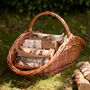 Anthien Buff Wicker Log Basket, thumbnail 1 of 6