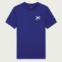 Scotland Team Supporter Blue Organic T Shirt, thumbnail 3 of 7