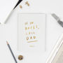 Call Dad Foil Personalised Notebook, thumbnail 1 of 6
