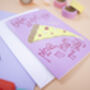 Funny 'Pizza My Heart' Valentines Card, thumbnail 2 of 4