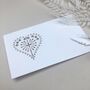 Heart Laser Cut Place Cards Pack Of 10, thumbnail 4 of 6