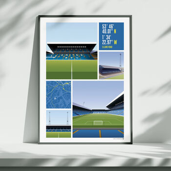 Leeds United Views Of Elland Road Poster, 3 of 7