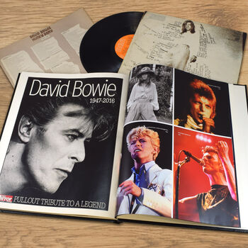David Bowie Personalised Gift Music Legend Deluxe Book, 6 of 11