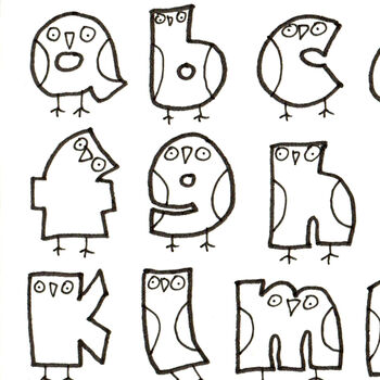 Owlphabet Cartoon, 2 of 4