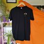 Pick Your Own Flowers Navy Hand Embroidered T Shirt, thumbnail 5 of 8