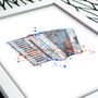 Accordion Abstract Print, thumbnail 3 of 4