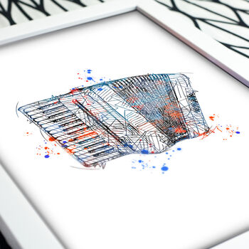 Accordion Abstract Print, 3 of 4