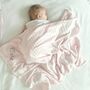 Personalised Pink Embossed Circles Baby Blanket, thumbnail 1 of 4