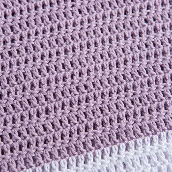 Pastel Rainbow Blanket Beginners Crochet Kit, 6 of 7