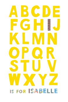 Personalised Alphabet Print, 2 of 2