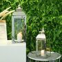 Set Of Two Stainless Steel Hanging Candles Lantern, thumbnail 2 of 8