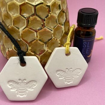 Hexagon And Bee Diffuser Decoration, 2 of 7