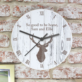 Personalised Highland Stag Clock, 4 of 4