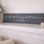 Personalised Wooden Plaque Family Sign Our Happy Place, thumbnail 1 of 12